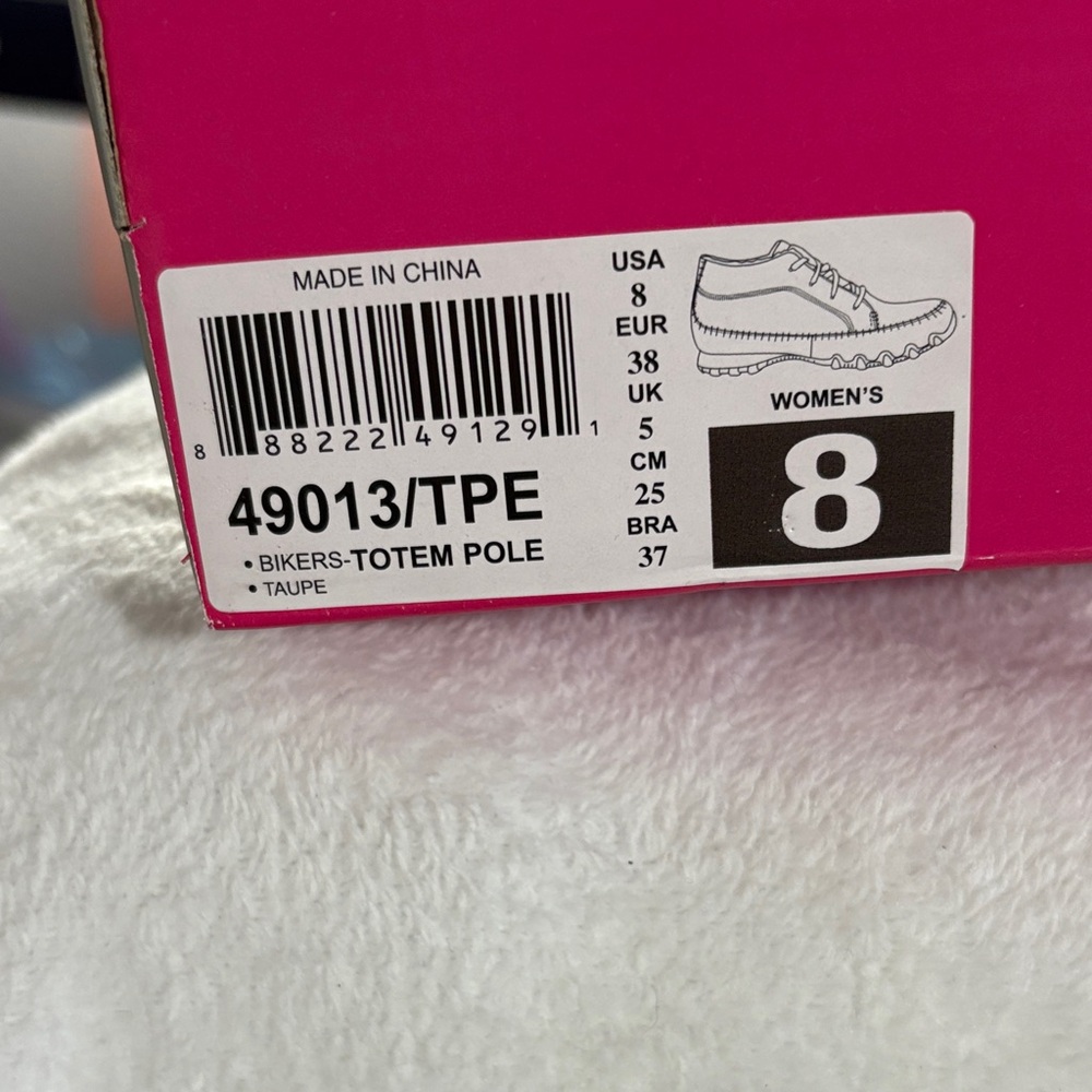 Skechers Women's Taupe Bikers Sneakers